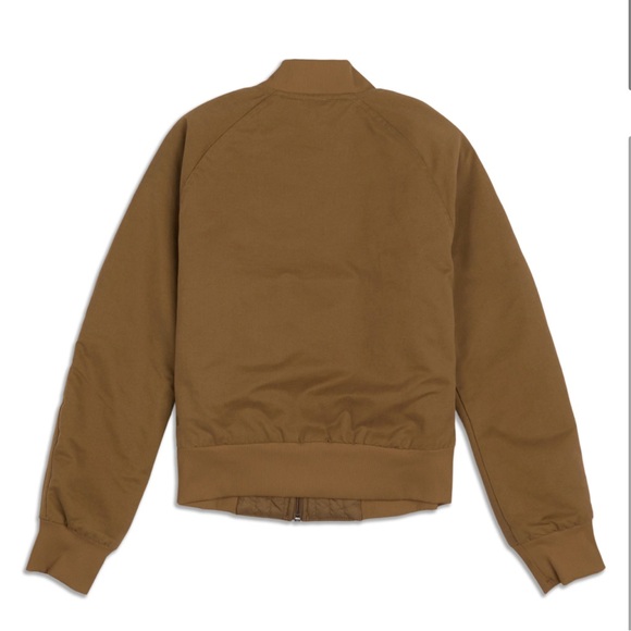 lululemon non stop bomber jacket reversible size 6 - Picture 5 of 9